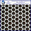 China manufacturer hexagon perforated aluminum composite wall sheet panels